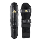 adidas Hybrid Super Pro Scheenbeschermer Zwart/Goud