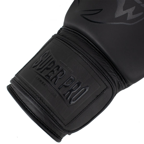 Super Pro Combat Gear Legend Lederen (kick)bokshandschoenen Grijs