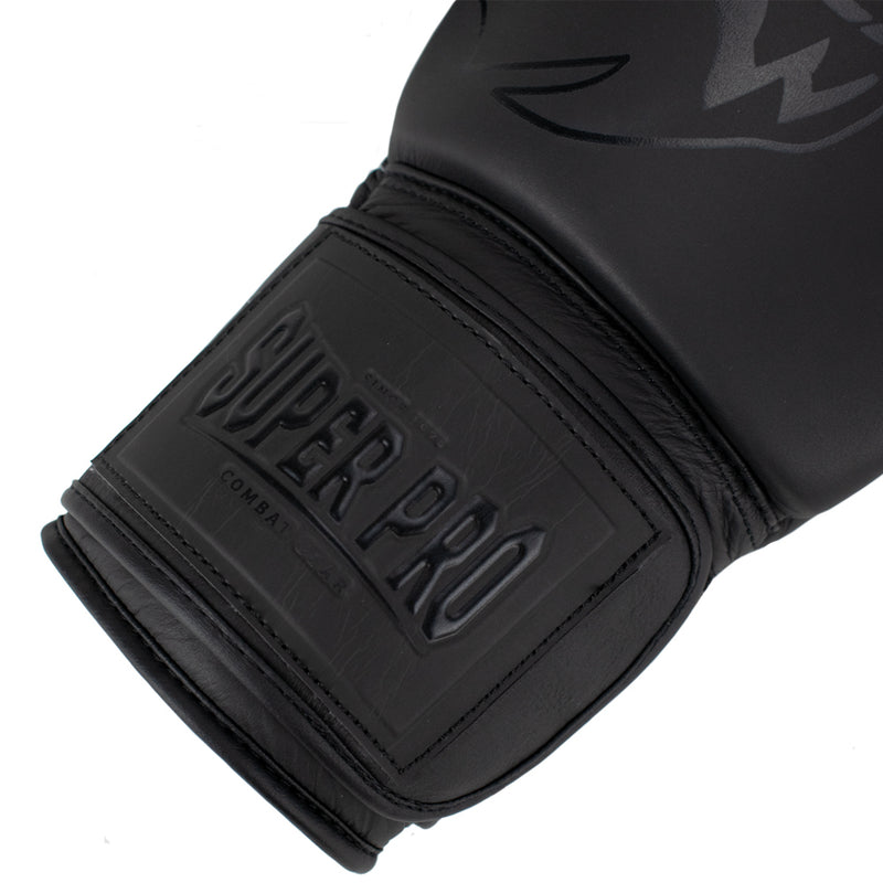Super Pro Combat Gear Legend Lederen (kick)bokshandschoenen Grijs