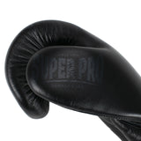 Super Pro Combat Gear Legend Lederen (kick)bokshandschoenen Zwart