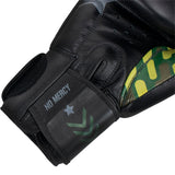 Super Pro Combat Gear (kick)Bokshandschoenen Leder No Mercy Zwart/Groen/Zilver