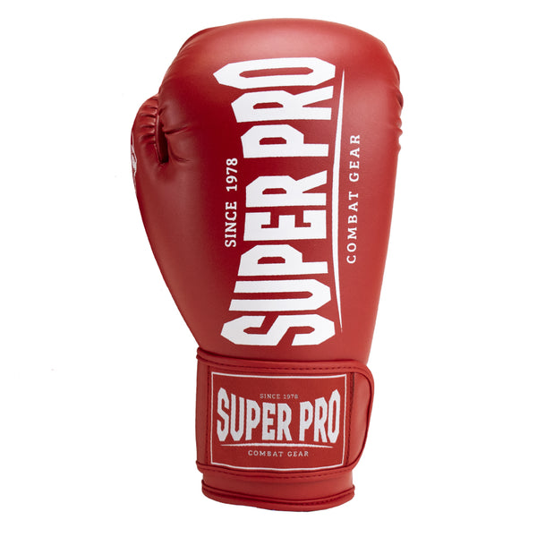 Super Pro Combat Gear Champ (kick)bokshandschoenen Rood/Wit