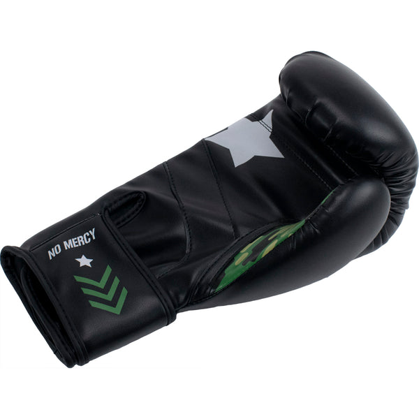 Super Pro Combat Gear (kick)Bokshandschoenen PU No Mercy Zwart/Groen/Zilver
