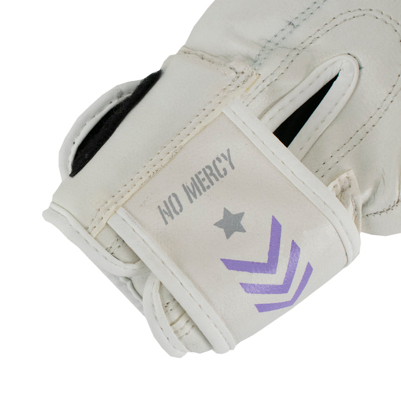 Super Pro Combat Gear (kick)Bokshandschoenen Kids No Mercy Wit/Paars/Zilver