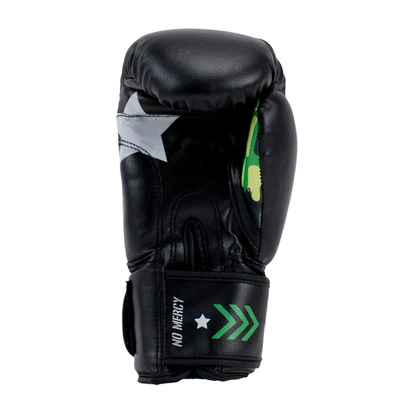 Super Pro Combat Gear (kick)Bokshandschoenen Kids No Mercy Zwart/Groen/Zilver