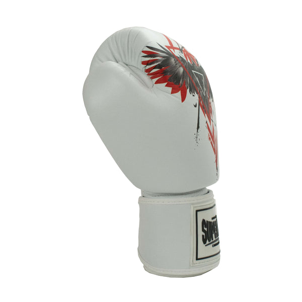 Super Pro Combat Gear (kick)Bokshandschoenen Leder RAVEN