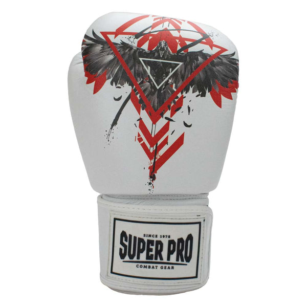 Super Pro Combat Gear (kick)Bokshandschoenen Leder RAVEN