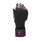 Super Pro Combat Gear Binnenhandschoenen Met Bandage Zwart/Roze