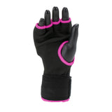 Super Pro Combat Gear Binnenhandschoenen Met Bandage Zwart/Roze