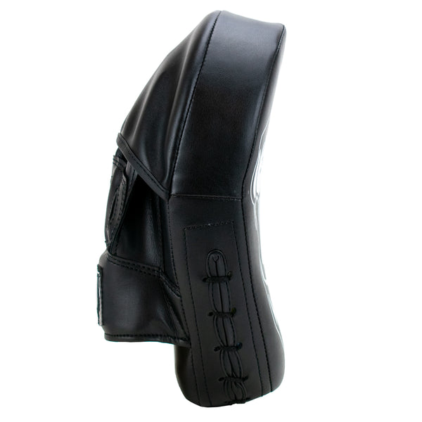 Super Pro Combat Gear Handpads Curved PU Zwart/Wit