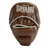 Super Pro Gebogen Vintage Hook and Jab Pad Leder