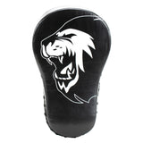 Super Pro Combat Gear Handmitts Long Curved Leder Zwart/Wit