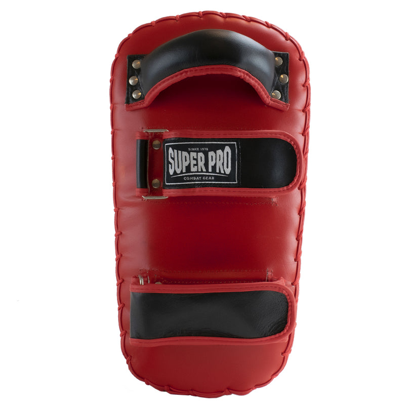 Super Pro Lederen Thaistyle Armpad Zwart/Rood