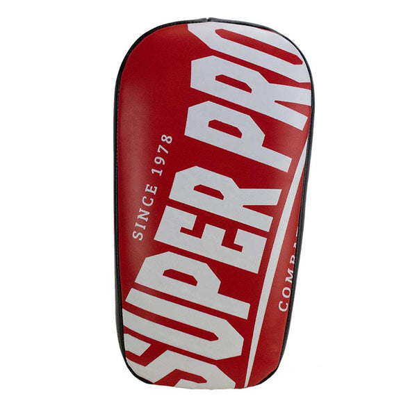 Super Pro Lederen Thaistyle Armpad Zwart/Rood