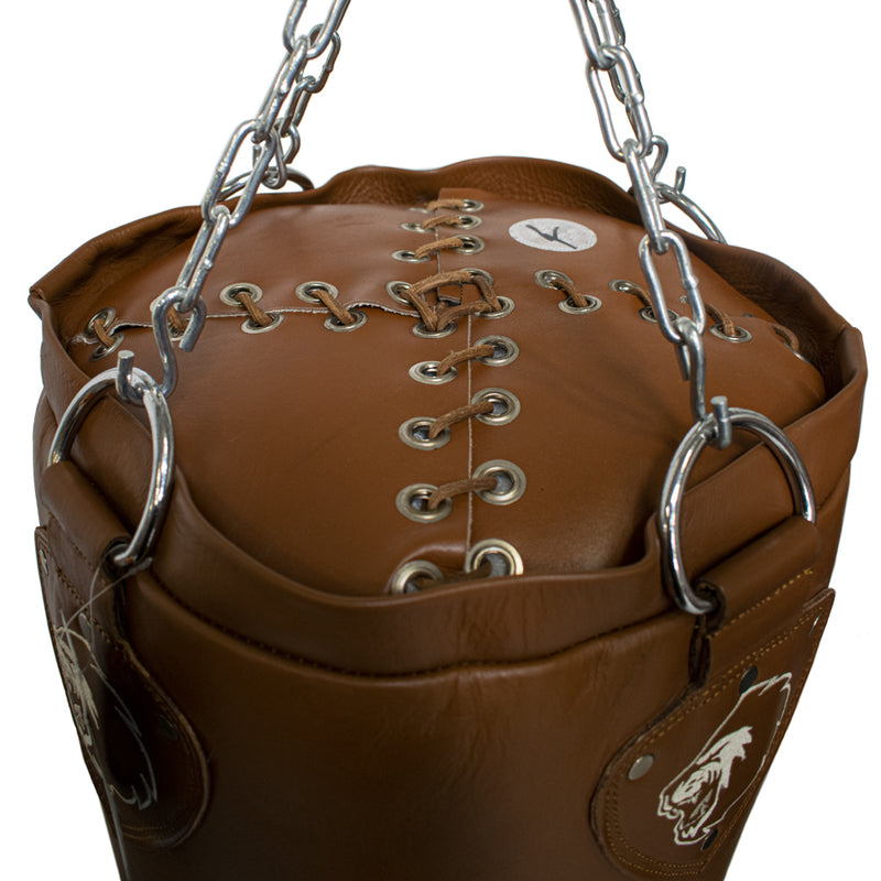 Super Pro Leather Punch Bag Classic Bruin 122x40 cm