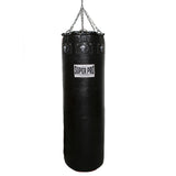 Super Pro Leather Punch Bag Gigantor Zwart/Rood 138x42 cm