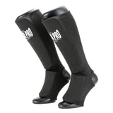 Super Pro Combat Gear Scheenbeschermer Defender Zwart/Wit