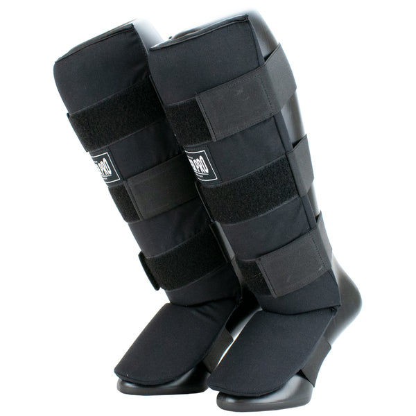 Super Pro Combat Gear Scheenbeschermer Savior Zwart/Wit