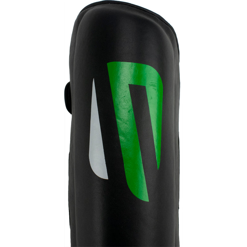 Super Pro Combat Gear Scheenbeschermers No Mercy Zwart/Groen/Zilver
