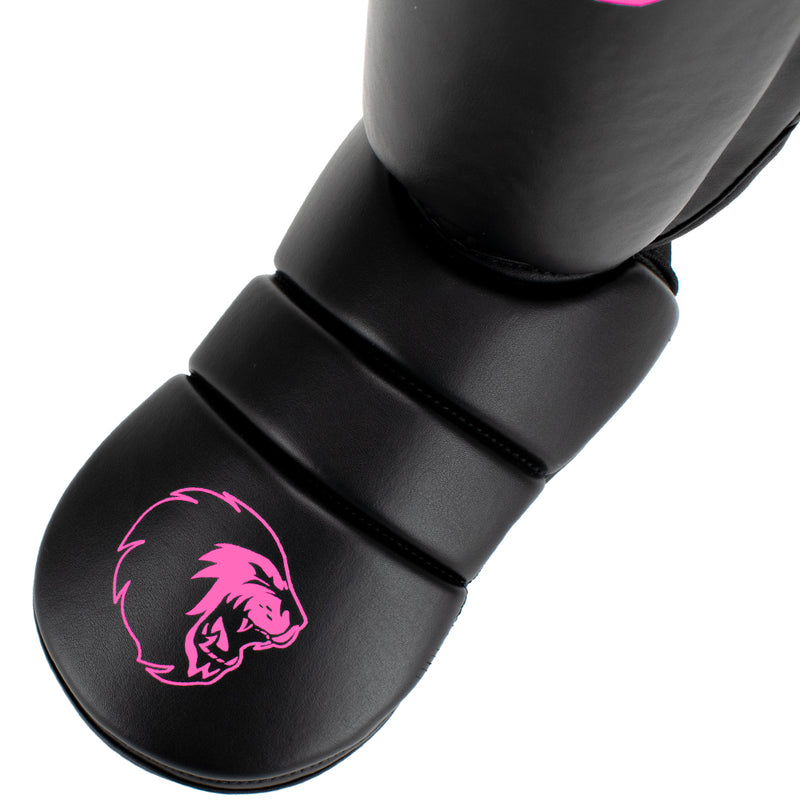 Super Pro Combat Gear Scheenbeschermer Protector Zwart/Roze