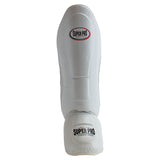 Super Pro Combat Gear Thai-Pro Shin Guard Wit/Zwart