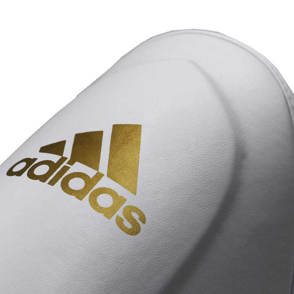 adidas Speed Thai Shin-In-Step Scheenbeschermers Wit/Goud