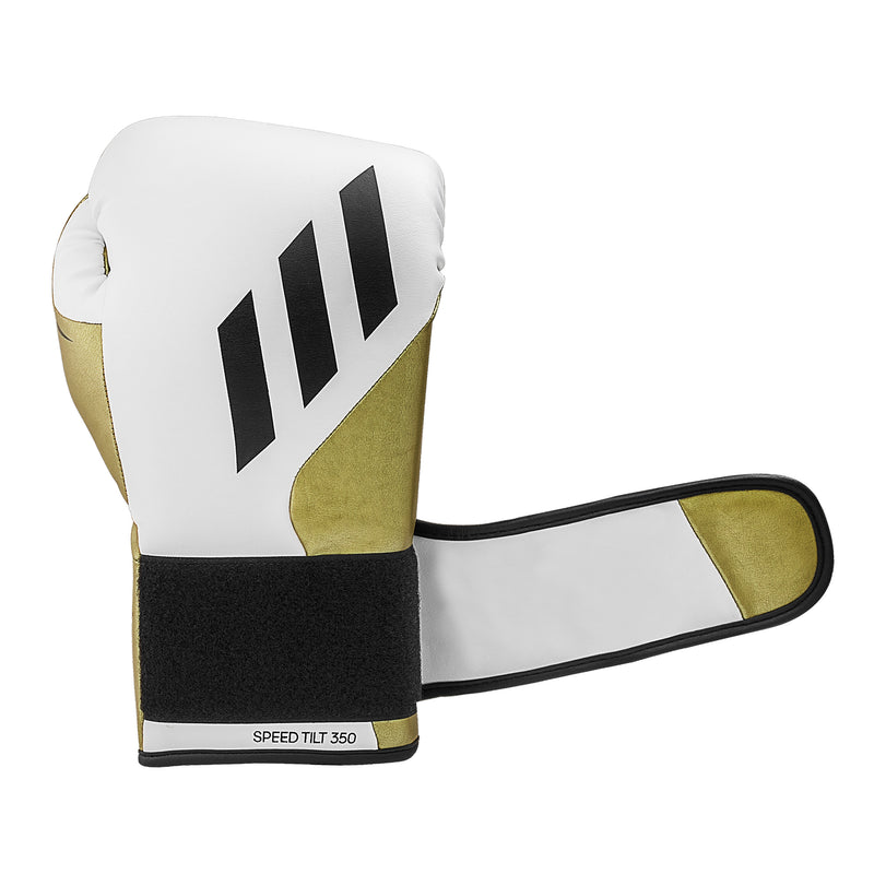 adidas (kick)Bokshandschoenen Speed TILT 350V Pro Training Wit/Goud