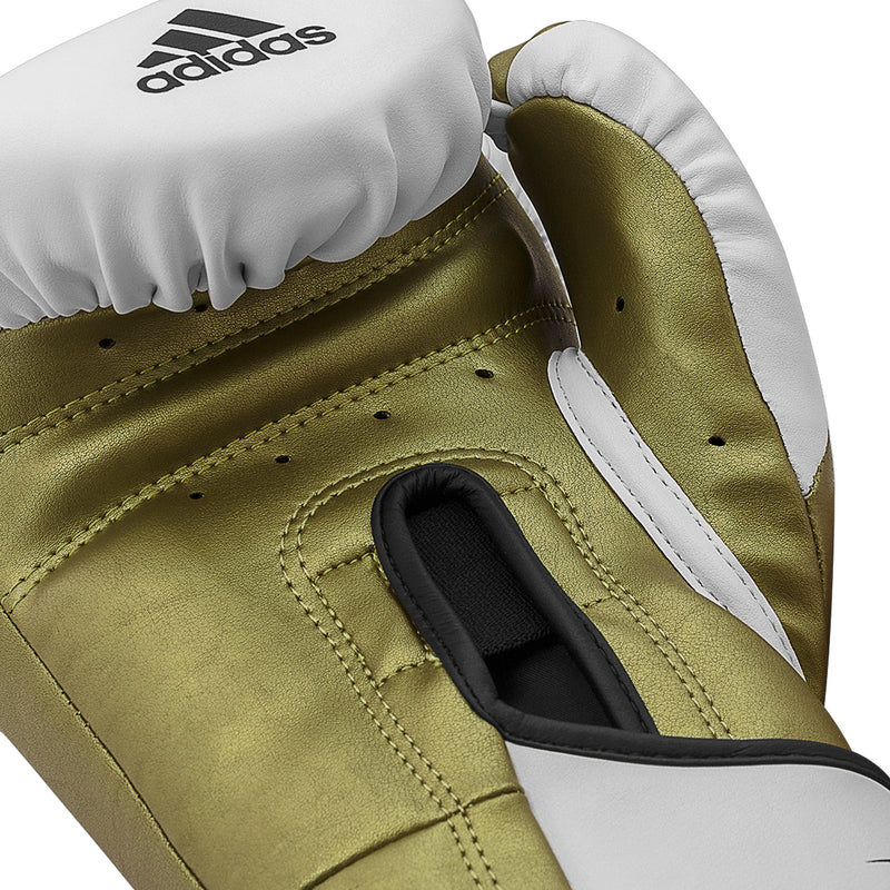 adidas (kick)Bokshandschoenen Speed TILT 350V Pro Training Wit/Goud