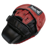 Super Pro Light Weight Gebogen Hook and Jab Pad Zwart/Rood