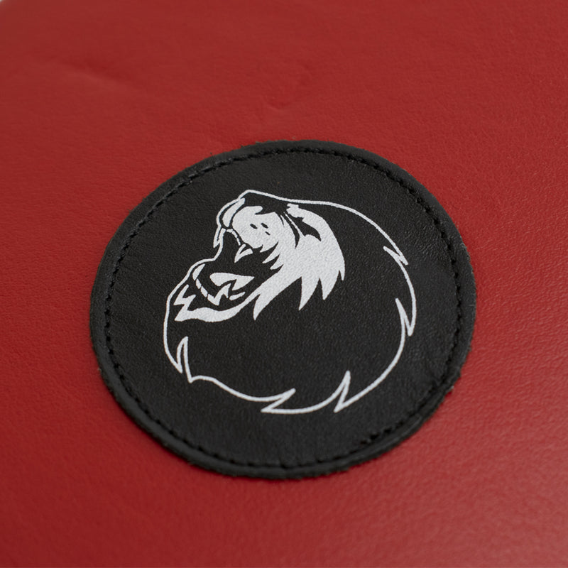 Super Pro Light Weight Gebogen Hook and Jab Pad Zwart/Rood