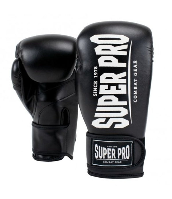Super Pro Combat Gear Champ (kick)bokshandschoenen Zwart/Wit